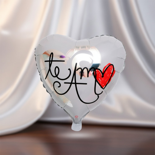 I Love You Metallic Balloon